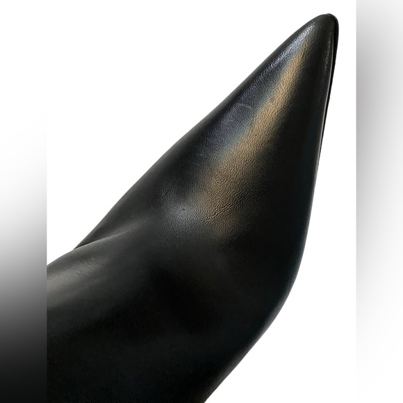 Haider Ackermann Pointy Toe Stiletto Heel Boots Ankle Black Size EUR 37 Side Zip - Picture 11 of 15